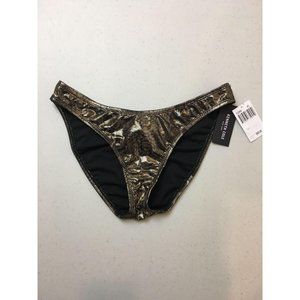 Kenneth Cole Black Gold Metallic Swim Suit Bottoms